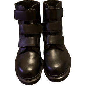 Women's Dr. Martens Coralia Black Combat & Moto Boots Size 6 UK 4